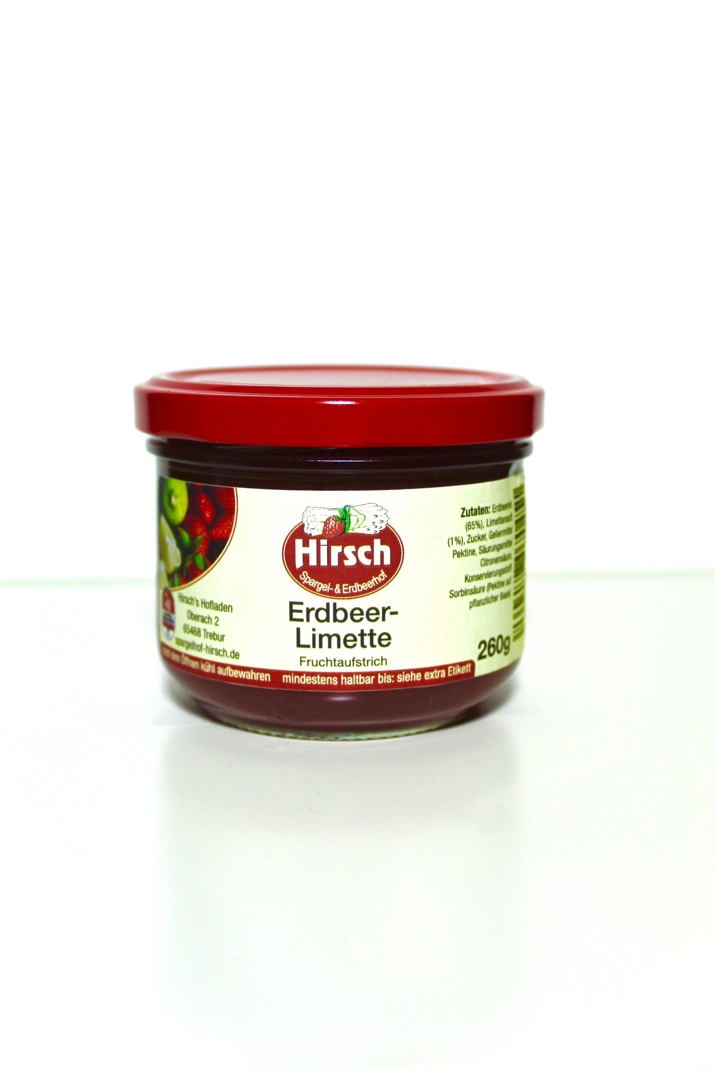 Erdbeer-Limetten Fruchtaufstrich