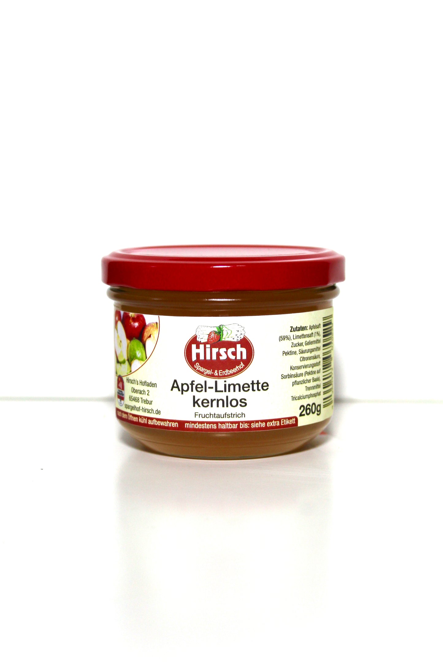 Apfel - Limette Fruchtaufstrich kernlos