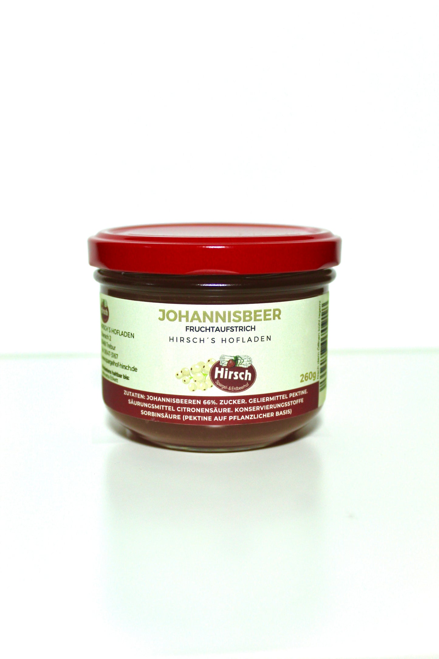 Champagnerfarbiger Johannisbeere Fruchtaufstrich