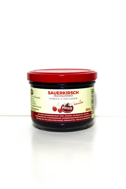 Sauerkirsch Fruchtaufstrich kernlos