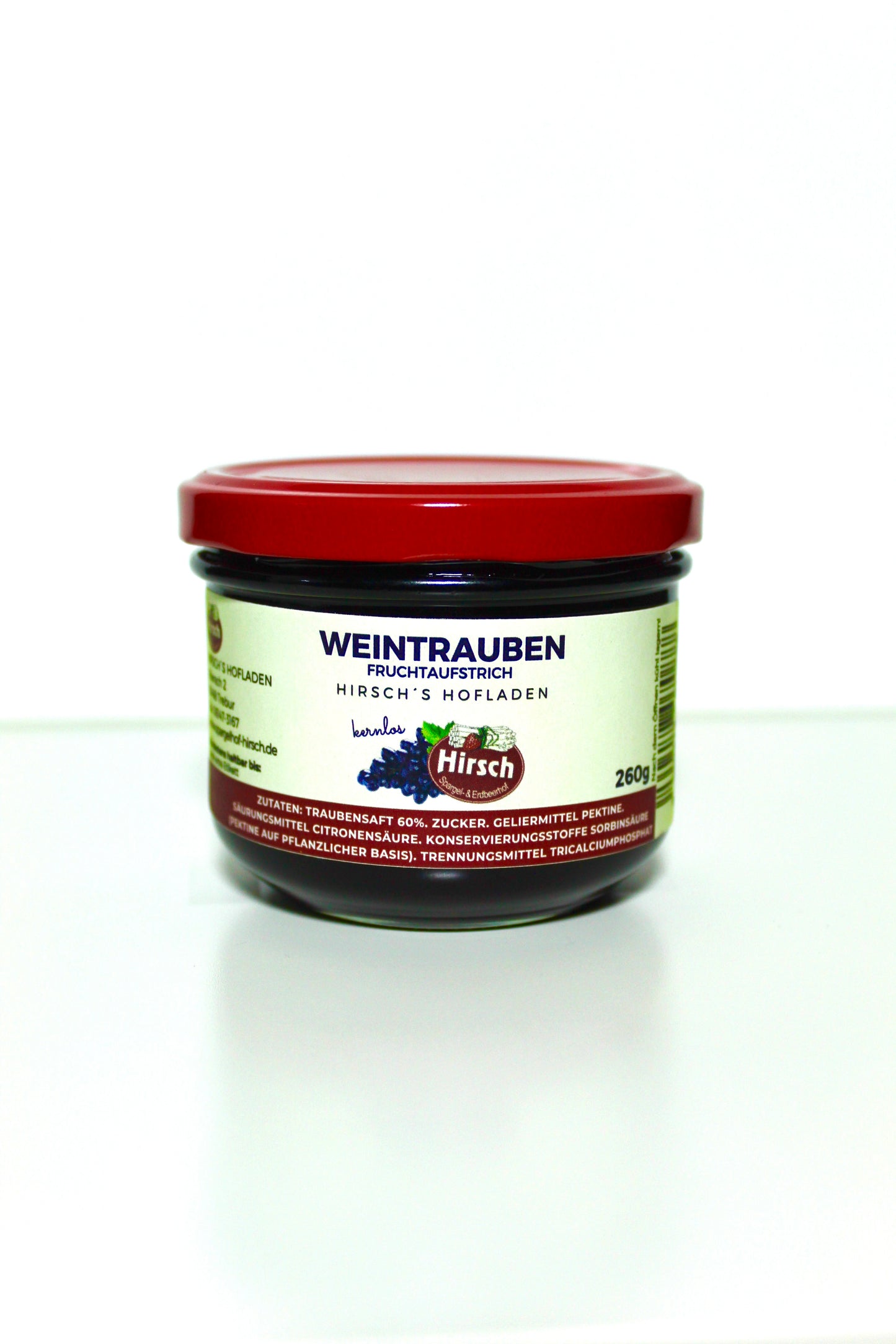 Weintrauben Fruchtaufstrich kernlos