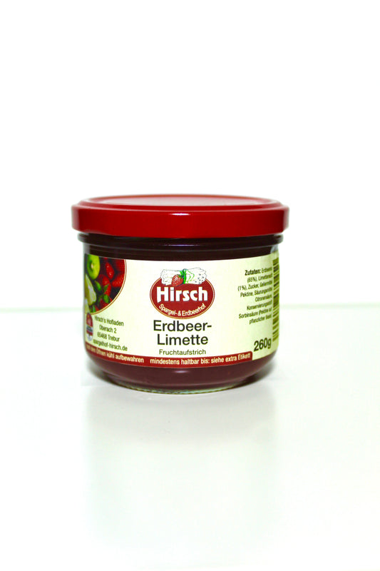 Erdbeer-Limetten Fruchtaufstrich