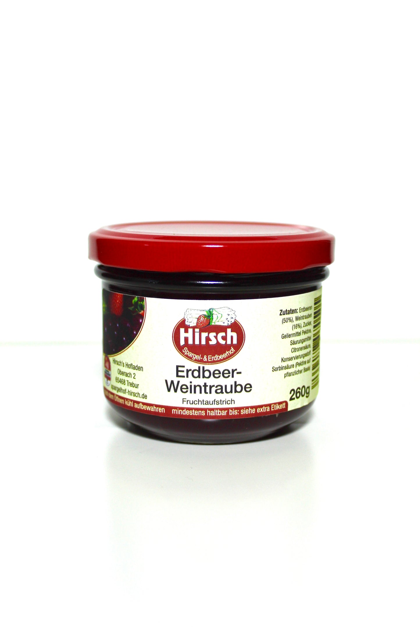 Erdbeer-Weintraube Fruchtaufstrich