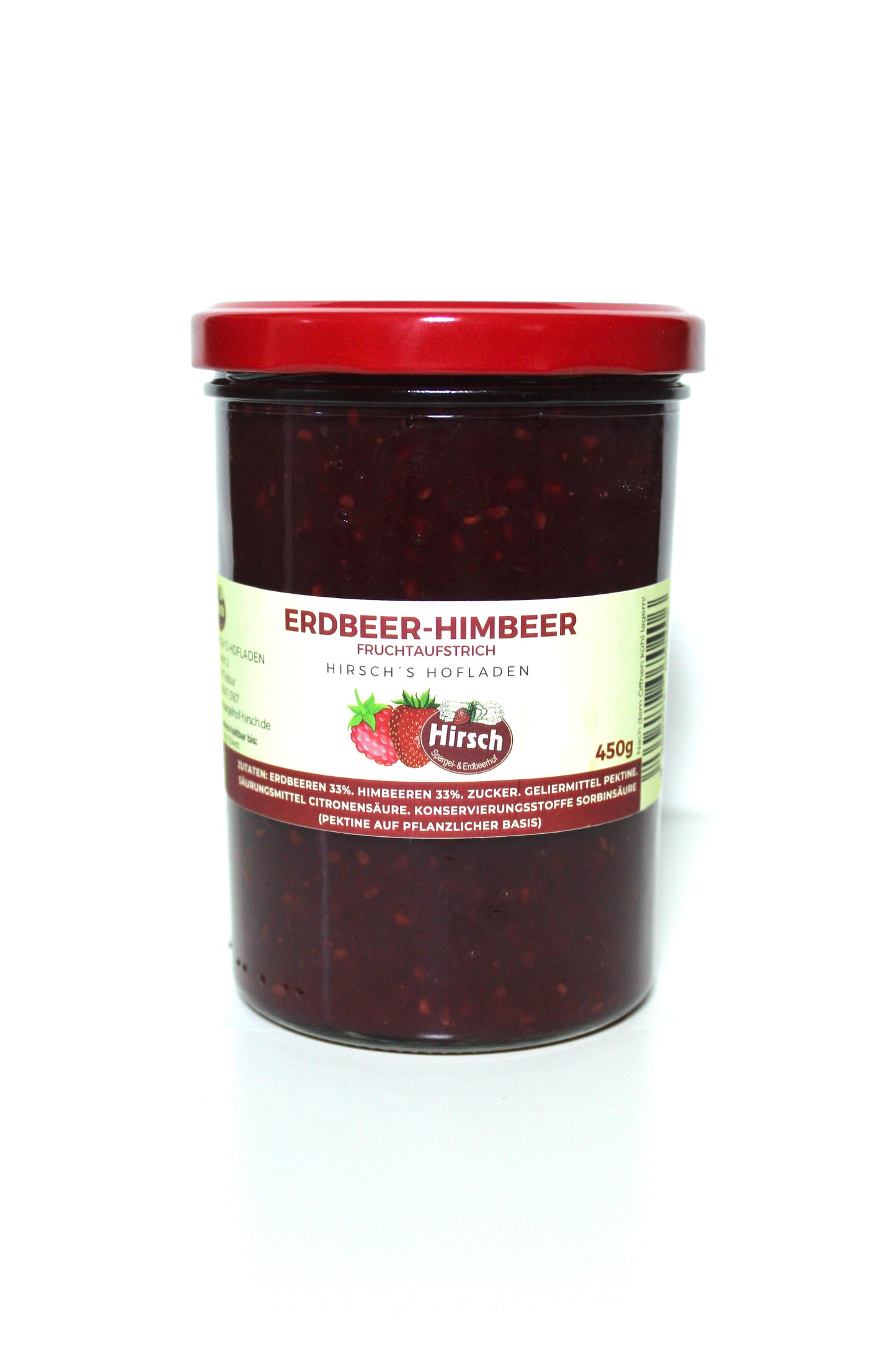 Erdbeer-Himbeer Fruchtaufstrich