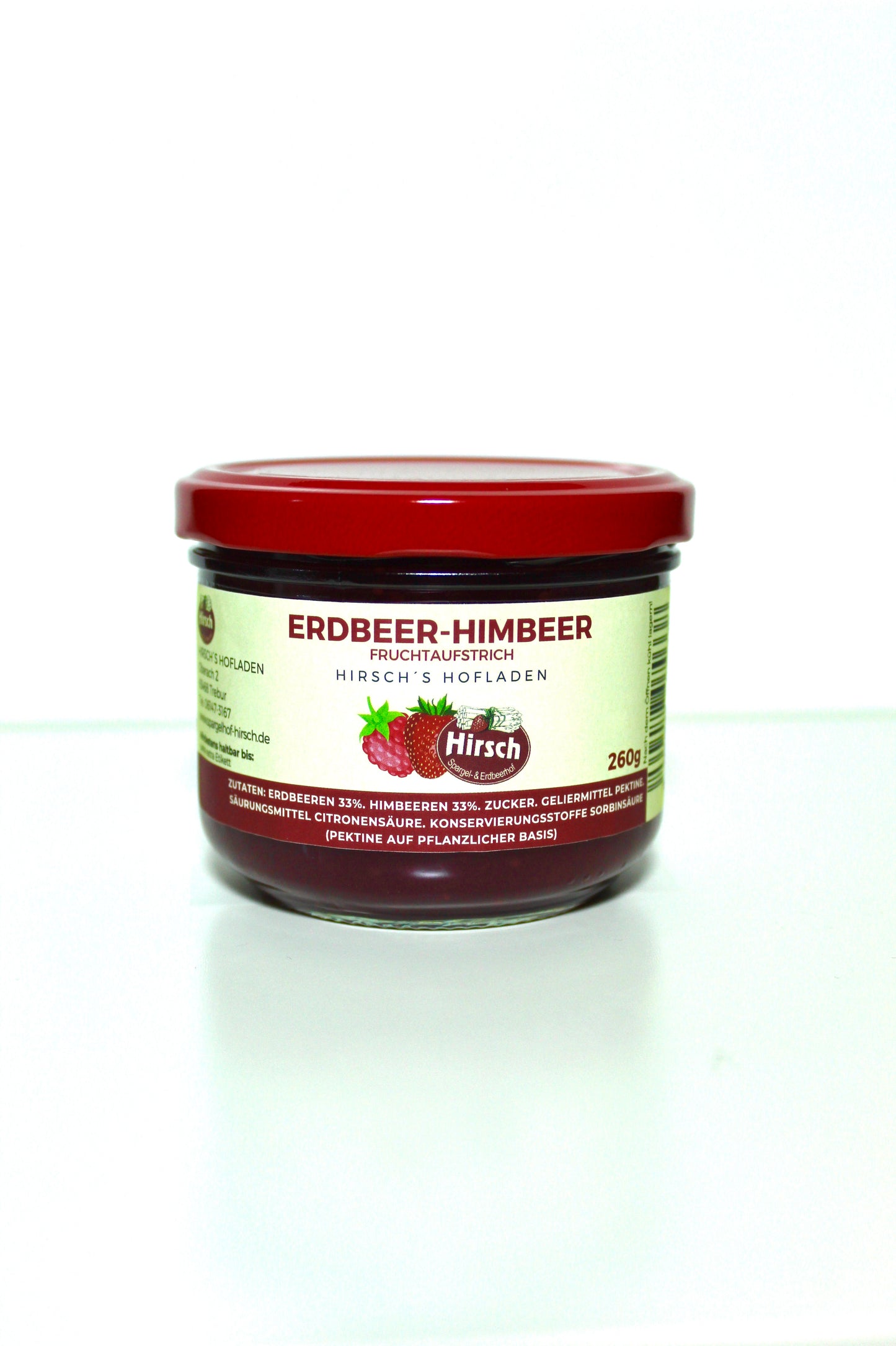 Erdbeer-Himbeer Fruchtaufstrich