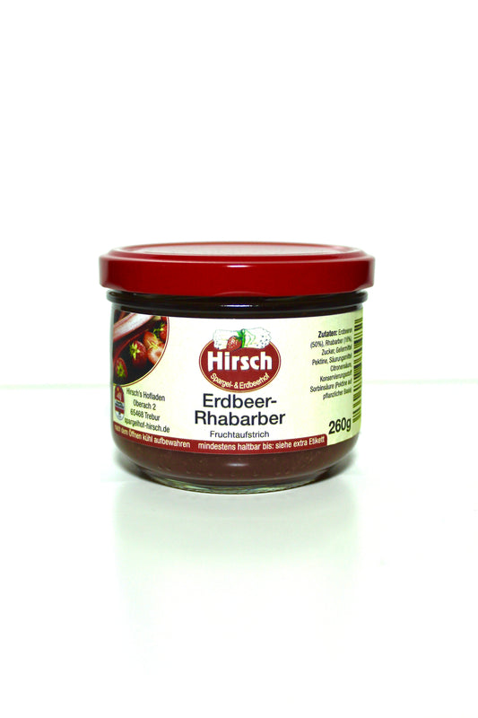 Erdbeer-Rhabarber Fruchtaufstrich