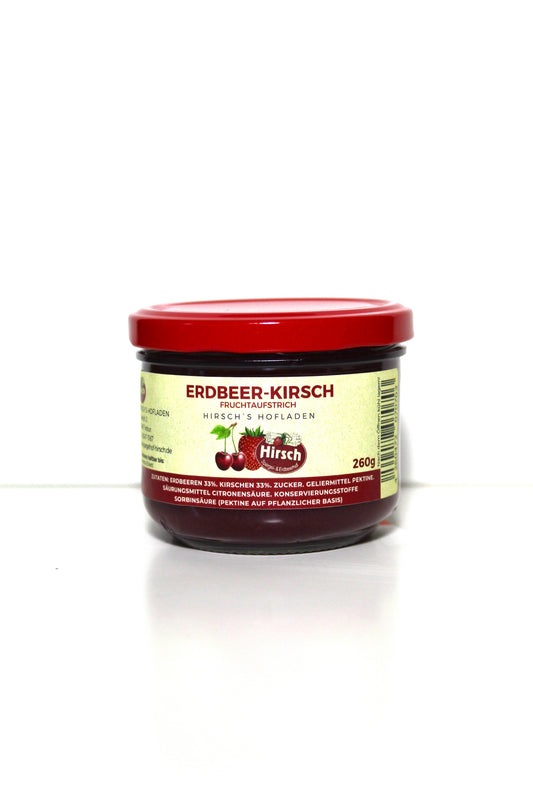 Erdbeer-Kirsch Fruchtaufstrich