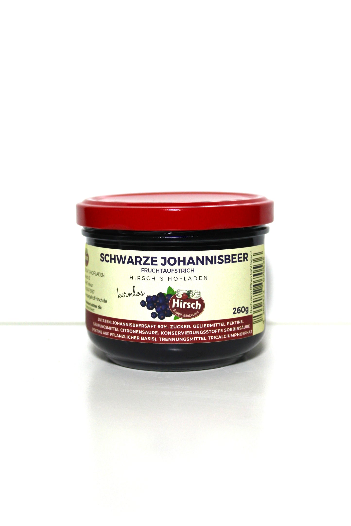 Schwarze Johannisbeer Fruchtaufstrich kernlos